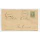 ARGENTINA ENTERO POSTAL GJ TAR-12 TARJETA CIRCULADA CON MATASELLO ESTACION VELEZ SARSFIELD CORDOBA, RARA